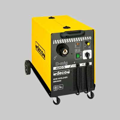SALDATRICE A FILO 'D-MIG 420 S' Campo di regolazione: 35-200 Amp. Prezzo per Pezzo.