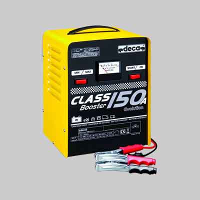 CARICABATTERIA 'CLASS BOOSTER 150A' Tensione di carica 12 V. Prezzo per Pezzo.