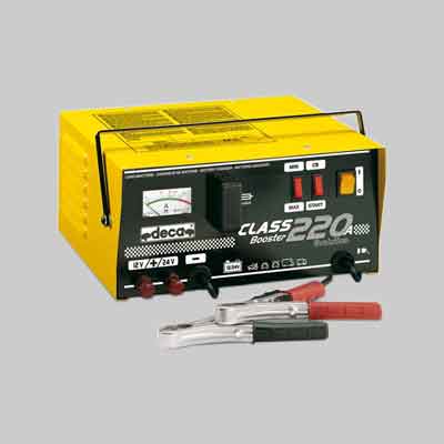 CARICABATTERIA 'CLASS BOOSTER 220A' Tensione di carica 12/24 V. Prezzo per Pezzo.