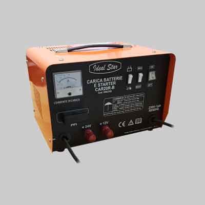 CARICABATTERIA 'CAR-20R-B' IDEAL STAR Funzione starter - Tensione di carica 12/24 V. Prezzo per Pezzo.