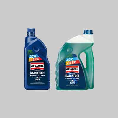 LIQUIDO RADIATORI PRONTO ALL'USO VERDE AREXONS lt 1. Prezzo per Pezzo.