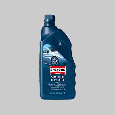 SHAMPOO AUTO CON CERA AUTOASCIUGANTE AREXONS lt 1. Prezzo per Pezzo.