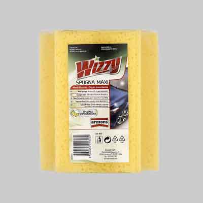 SPUGNA LAVAGGIO 'WIZZY MAXI' AREXONS cm 10x15x17. Prezzo per Pezzo.