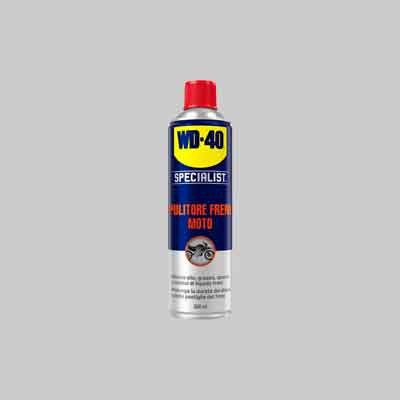 PULITORE FRENI PER MOTO 'WD-40' 500 ml. Prezzo per Pezzo.