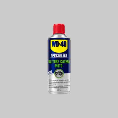 PULITORE CATENA PER MOTO 'WD-40' 400 ml. Prezzo per Pezzo.