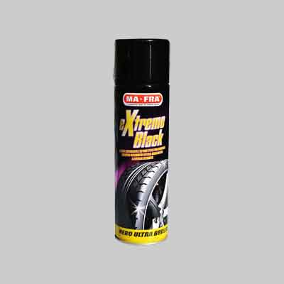 LUCIDA GOMME 'EXTREME BLACK' SPRAY MA-FRA ml 500. Prezzo per Pezzo.