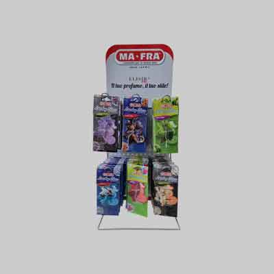 PROFUMATORE 'LUCKY STAR' ESPOSITORE DA BANCO MA-FRA 144 pezzi. Prezzo per Confezione.