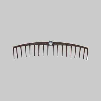 RASTRELLO DA FIENO CURVO PP 18 denti (cm 57). Prezzo per Pezzo.