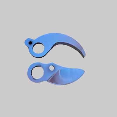 KIT LAME RICAMBIO PER FORBICE A BATTERIA CARDINALE TOPLINE coppia. Prezzo per Pezzo.