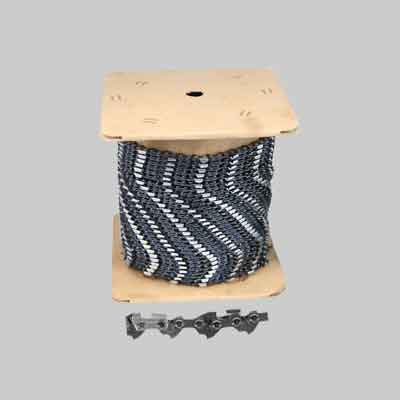 CATENA PER MOTOSEGA IN ROTOLI 1/4" - 1,3 mm - 2400 maglie. Prezzo per rotolo.