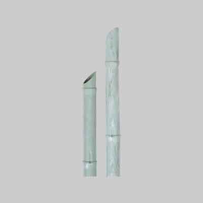 SOSTEGNO IN PLASTICA PER ORTAGGI h1,80 mt D.27mm. Prezzo per Pezzo.