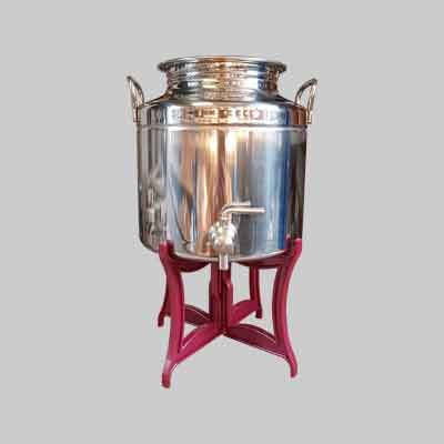 FUSTINO CON BASE IN PLASTICA 'MINOX' 5 lt. Prezzo per Pezzo.