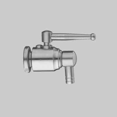 RUBINETTO ANTIGOCCIA INOX A SFERA PER CONTENITORE 1". Prezzo per Pezzo.