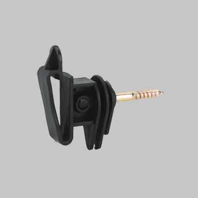 ISOLATORE BANDA VITE LEGNO PER RECINTI ELETTRICI Conf. 25 pezzi. Prezzo per Confezione.