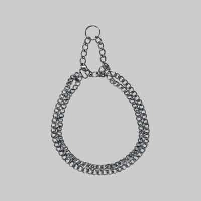 COLLARE PER CANI SEMISTRANGOLO IDEAL STAR mm 20 x cm 40. Prezzo per Pezzo.