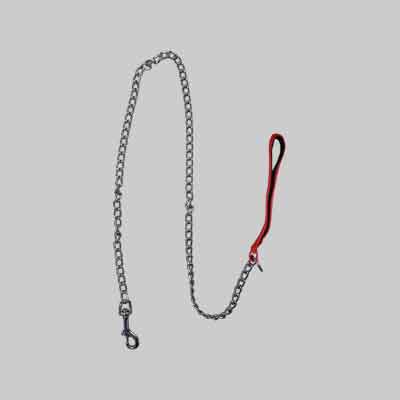 GUINZAGLIO PER CANI CON CATENA IDEAL STAR mm 25 x cm 120. Prezzo per Pezzo.