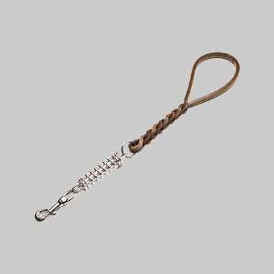 GUINZAGLIO PER CANI DOPPIA TRECCIA CON MOLLA mm 500. Prezzo per Pezzo.