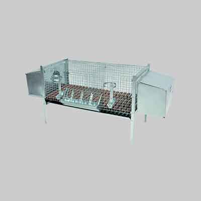 GABBIA PER CONIGLI DUE FATTRICI cm 100x50x70h. Prezzo per Pezzo.