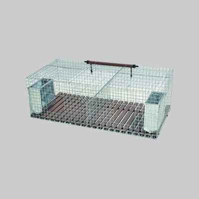GABBIA PER CONIGLI FATTRICI Quattro fori cm 200x50x34h. Prezzo per Pezzo.