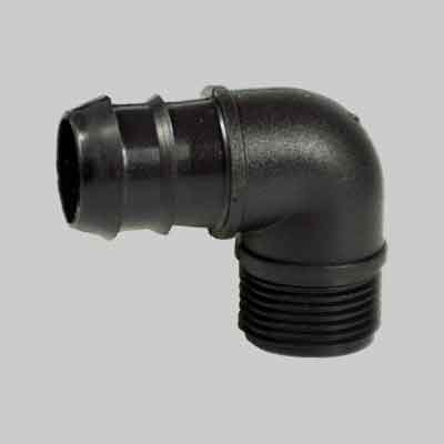 GOMITO FILETTATO MASCHIO BASSA PRESSIONE Ø mm 20x3/4". Prezzo per Pezzo.