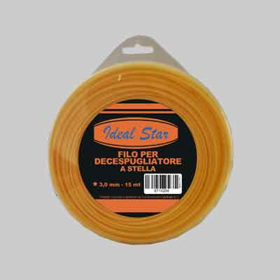 FILO PER DECESPUGLIATORE STELLA mm 3,0x50 mt. Prezzo per Pezzo.