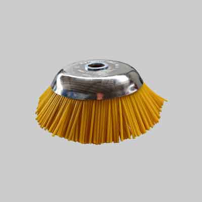 SPAZZOLA PER DECESPUGLIATORE FILI IN PP IDEAL STAR Ø 200 mm. Prezzo per Pezzo.