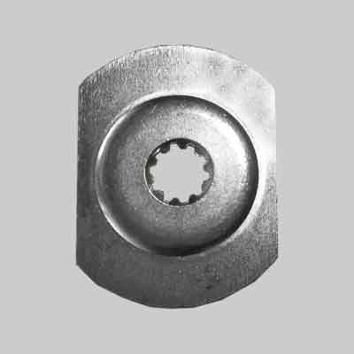 FLANGIA PER COPPIA CONICA FORO DENTATO. Prezzo per Pezzo.