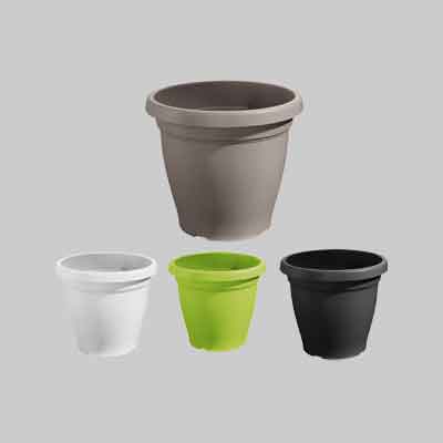 VASO 'VERONA' Ø cm 40x32h - colore verde anice. Prezzo per Pezzo.