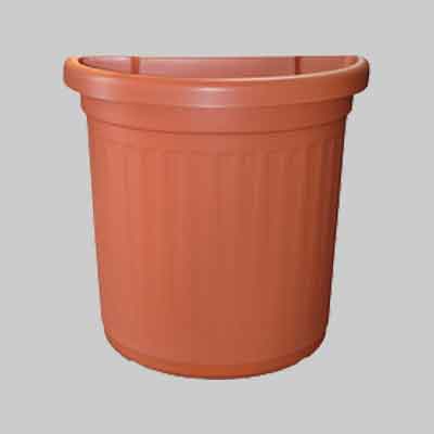 VASO A PARETE 'CRETA' cm 25x50x50h. Prezzo per Pezzo.