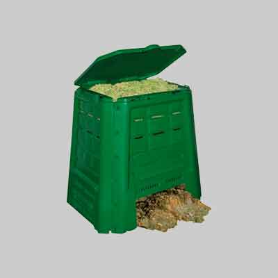 COMPOSTIERA 'HUMUS' cm 80x80x82h, lt 380. Prezzo per Pezzo.