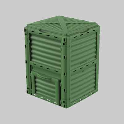 COMPOSTIERA IDEAL STAR cm 87,7x78,5x81,5h, lt 300. Prezzo per Pezzo.