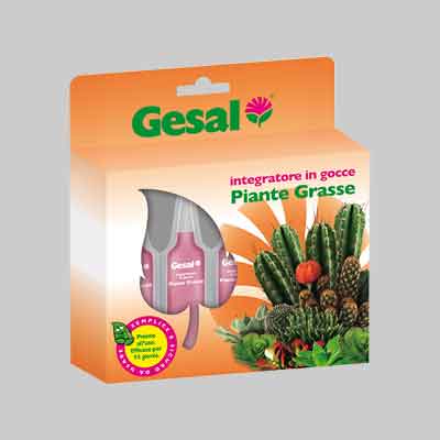 INTEGRATORE IN GOCCE 'PIANTE GRASSE' blister da 5 fiale. Prezzo per Pezzo.