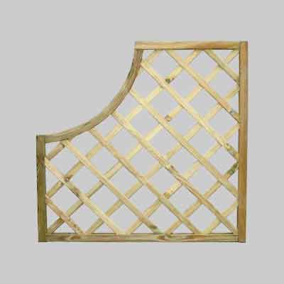 PANNELLO GRIGLIATO SAGOMATO cm 90x90. Prezzo per Pezzo.