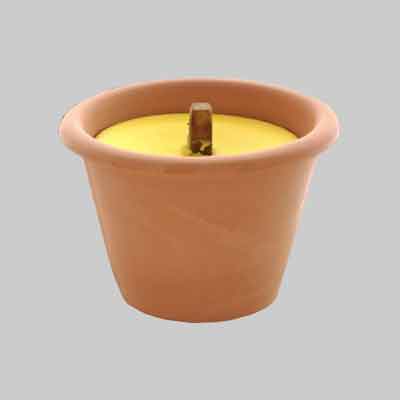 FIACCOLA ALLA CITRONELLA Ø cm 11x10h. Prezzo per Pezzo.