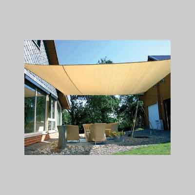 VELA OMBREGGIANTE QUADRATA IDEAL STAR Col. Beige - mt 3,6x3,6. Prezzo per Pezzo.