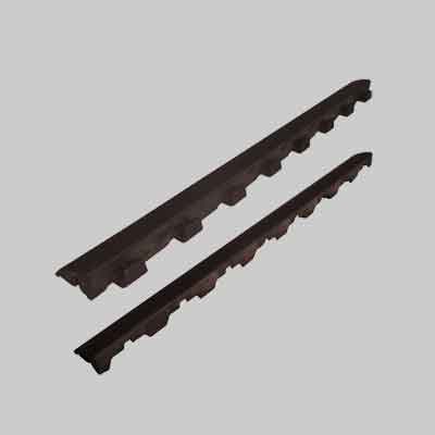 PROFILO LATERALE PER PIASTRELLA 'WOODENLIKE' Aggancio Femmina, mm 580x56 - Spess. 25 mm. Prezzo per Pezzo.