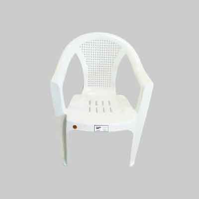 SEDIA IMPILABILE cm 45x53x77h - Col. Bianco. Prezzo per Pezzo.