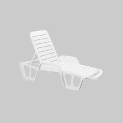 LETTINO IMPILABILE FISSO cm 71x192x100h - Col. Bianco. Prezzo per Pezzo.
