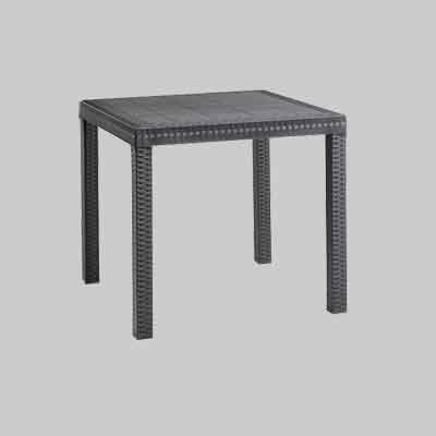 TAVOLO 'DALLAS' cm 80x80x74h - Col. Antracite. Prezzo per Pezzo.