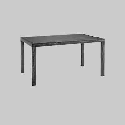 TAVOLO 'HOUSTON' cm 150x90x74h - Col. Antracite. Prezzo per Pezzo.