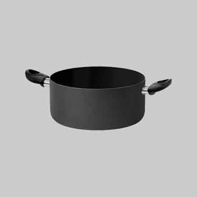 CASSERUOLA 'BLACK LINE' Ø cm 16x8h - cap. 2,5 lt. Prezzo per Pezzo.