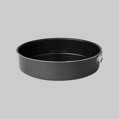 TORTIERA CON ANELLO 'BLACK LINE' Ø cm 28x7h. Prezzo per Pezzo.