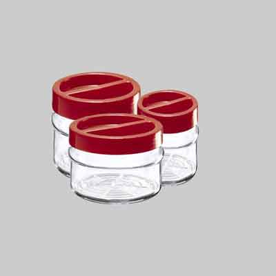 VASO IN VETRO PER CONSERVE TIPO 'ORTES' kg 2,5. Prezzo per Pezzo.