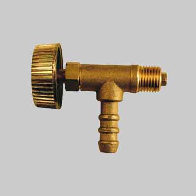 RUBINETTO PER FORNELLONE Portagomma Ø 14 mm (METANO). Prezzo per Pezzo.