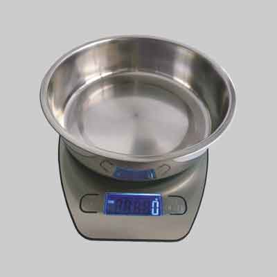 BILANCIA DIGITALE IN ACCIAIO INOX 'IDEAL STAR' Capacità 5 Kg. Prezzo per Pezzo.