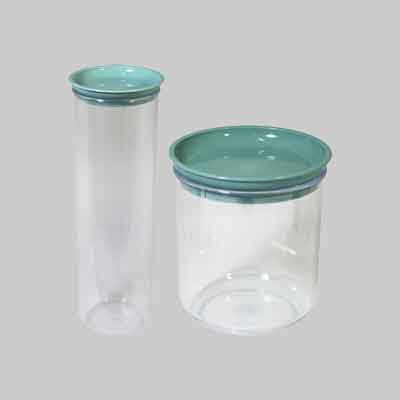 BARATTOLO 'LIKE' TONDO lt 1 -Ø cm 12x12,5h. Prezzo per Pezzo.