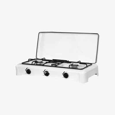 FORNELLO A GAS 3 FUOCHI cm 69x31x13. Prezzo per Pezzo.