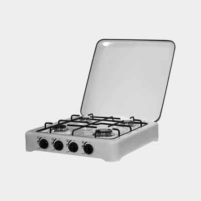 FORNELLO A GAS 4 FUOCHI cm 49x49x13. Prezzo per Pezzo.