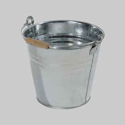 SECCHIO ZINCATO lt 10. Prezzo per Pezzo.