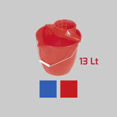 SECCHIO TONDO CON STRIZZATORE lt 13. Prezzo per Pezzo.
